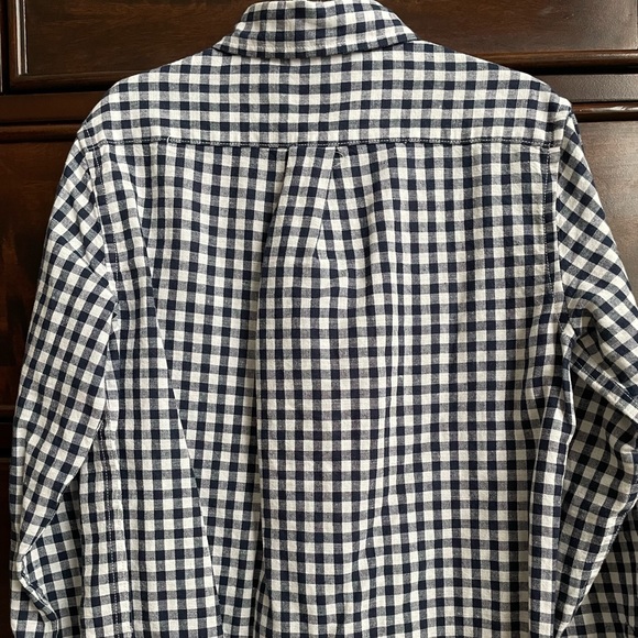 JANIE & JACK Blue & White Check Long Sleeve Shirt & Vest - Picture 5 of 8